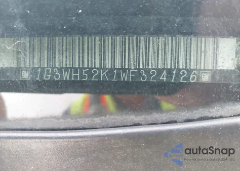 1998 Oldsmobile Intrigue from USA, damaged, VIN 1G3WH52K2WF388174